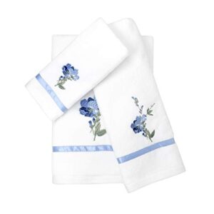 Croscill Fingertip Towel, 11" x 18" / 1-Pack, Blue