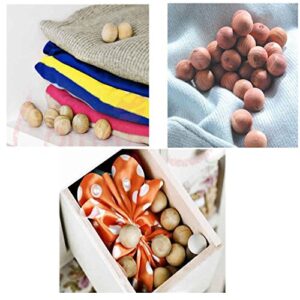 Huji Natural Red Cedar Balls for Garments and Closets