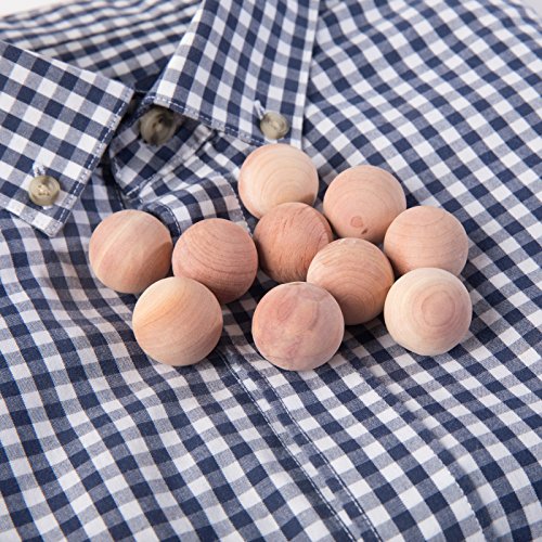 Huji Natural Red Cedar Balls for Garments and Closets