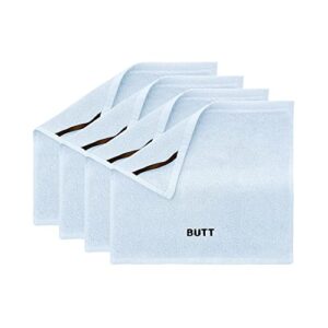 crafty cloth | 100% bamboo butt cloths | pack 4 | rear-end washcloth set