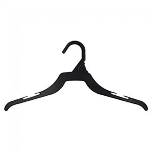nahanco b14 plastic blouse/dress hangers, 14", black (pack of 500)