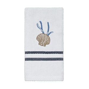 avanti linens - fingertip towel, soft & absorbent cotton towel (blue lagoon collection)