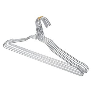 briausa 50 coat hangers, jacket hangers heavy duty 11.5 gauge metal gold wire hangers 18 inch clothes hangers
