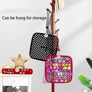 Littryee Shoe Charms Portable Roll Bag, Shoe Charms Organizer, Portable Wall Mounted Hanging Silicone Roll Storage Bag Display Stand for Shoe Charms