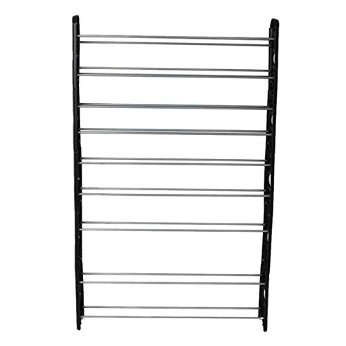 OWACLIQ Shoe Tower Rack, 10 Tier 50 Pair Free Standing Shoe Rack Organizer, Shoes Storage Organizer Shelf, Space-Saving Shoes Closet Organizer