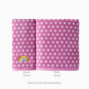 SKL Home by Saturday Knight Ltd. Rainbow Cloud 2 Pc Hand Towel in Pink