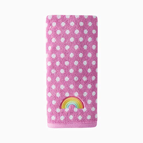 SKL Home by Saturday Knight Ltd. Rainbow Cloud 2 Pc Hand Towel in Pink