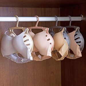 Cabilock Collapsible Clothes Drying Rack 3pcs Bra Hanger Anti-Deformation Bra Drying Rack Non-Slip Skirt Hangers Saving for Bra Underwear Pants Skirts Clothes Wire Hangers