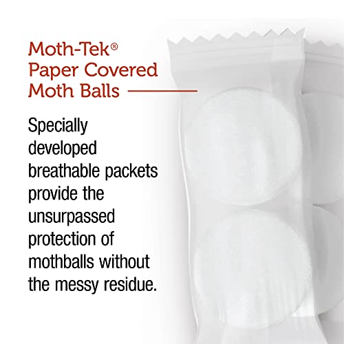 Enoz Moth-Tek Packets, Kills Clothes Moths and Carpet Beetles, Resealable Bag, Single Use Packets, Cedar Scent, 6 oz