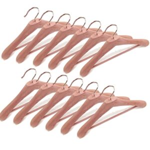 Cedar Elements 12PK Business Suit Wide Coat Hangers