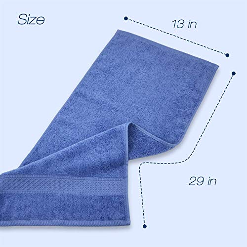 Cleanbear Hand Towels and Washcloths Set Bathroom Towels Set 6 Colors for Different Needs