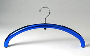 precision hanger in blue with felt. the dimple & crease free hanger solution - 7 colors available - click "2 new" for other offers!