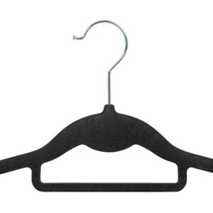 IRIS USA 586950 IRIS Non-Slip Clothes Hanger, Black, Set of 10, 10 Piece