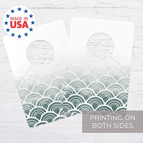 Write On Watercolor Ombre Clothing Dividers / 10 Patterned Double Sided Closet Dividers/DIY Clothing Rack Dividers/Made In The USA