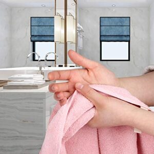 Jixiangdou Hand Towel ,Cotton Hand Towel Ultra Soft Large Absorbent Towel for Bathroom Home Hotel Spa, 13 x 30 Inch, 1Pack,Pink