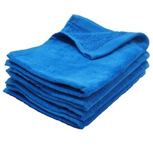 show car guys fingertip towels royal blue 11" x 18" 100% cotton terry-velour.