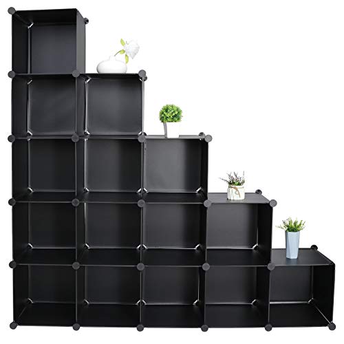 16-Cube Closet Organizer Storage Shelves Cubes Organizer DIY Cabinet Book Shelf