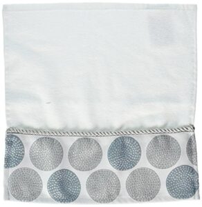 avanti linens - washcloth, soft & absorbent cotton towel (dotted circles collection)