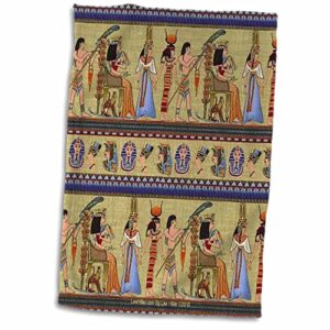 3drose lee hiller designs general themes - egyptian hieroglyphics - towels (twl-4937-1)