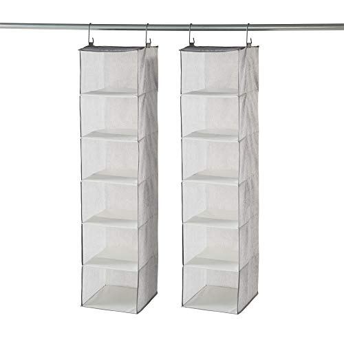 neatfreak! Set of 2 Hanging 6 Shelf Closet Organizer