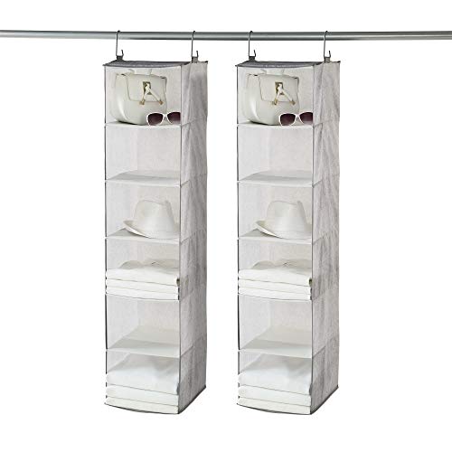 neatfreak! Set of 2 Hanging 6 Shelf Closet Organizer