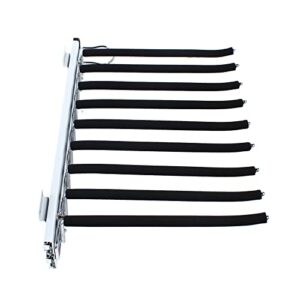 pull out trouser rack closet pants hanger 9 arms slide out pants storage holder,steel closet organizer rack for pants 18.11x12.83in，right side mount