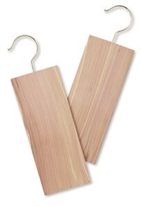 whitmor cedar wood hang ups, s/2