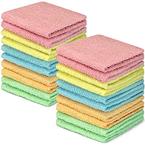 American Mills 100% Cotton Wash Cloths (Assorted-8,1), 12'' X 12''