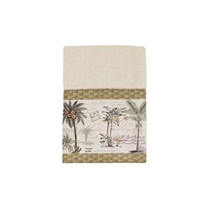 avanti linens - washcloth, soft & absorbent cotton (colony palm collection)
