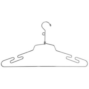 econoco commercial lingerie hanger with loop hook, steel, 16" (pack of 100)