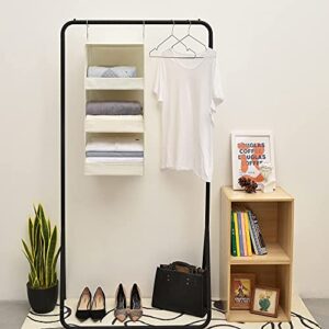 GRANNY SAYS Bundle of 1-Pack Extra Large Rectangle Storage Bins & 1-Pack Hanging Closet Organizer