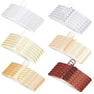 36 pcs satin padded hanger non slip padded hangers heavy duty foam hangers no shoulder bump fabric hanger for wedding women girls closet dress blouse sweaters suits (multicolored)