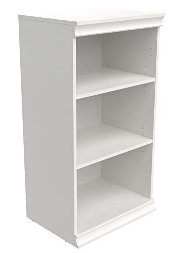 ClosetMaid 4561 Modular Closet Storage Stackable Unit, 4-Drawer, White & 4557 Modular Closet Storage Stackable Shelf Unit, 40.29-inch H x 21.39-inch W x 15.91-inch D, White