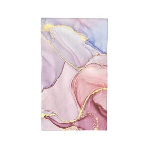 b tree pink purple marble color gold stripe highly absorbent decorative hand towel multipurpose for bathroom hotel gym spa soft cotton fingertip towels