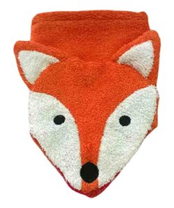 furnis organic cotton, washcloth mitt fox puppet, adult size