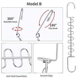 Closet Hangers Organizer, Space Saving Magic Hangers for Closet Clothes Space Saver Metal Hangers (12 Pack)