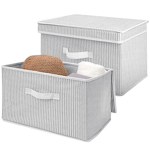 GRANNY SAYS Bundle of 1-Pack Extra Large Storage Bins for Closet & 2-Pack Closet Storage Bins