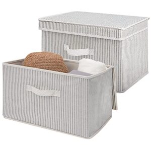 GRANNY SAYS Bundle of 3-Pack Cloth Storage Bins & 2-Pack Closet Storage Bins