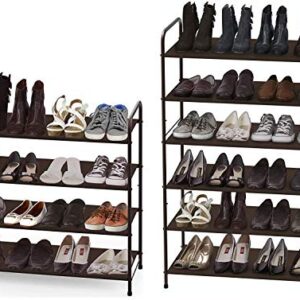 Simple Houseware Shoe Rack Storage Organizer Set - 2 Shoe Racks