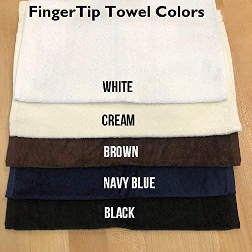 Custom Tennis Towel 11 x 18 inch Fingertip Size