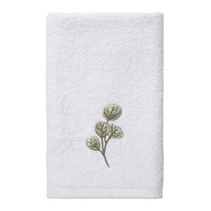 avanti linens - decorative fingertip towel, soft & absorbent cotton towel (ombre leaves collection)