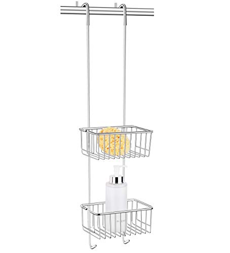 Magionline Shower Caddy Hang Over The Shower door |shampoo holder for shower