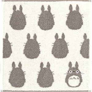 Marushin Silhouette Towel Series - My Neighbor Totoro Grey Totoro Wash Towel - Official Studio Ghibli Merchandise