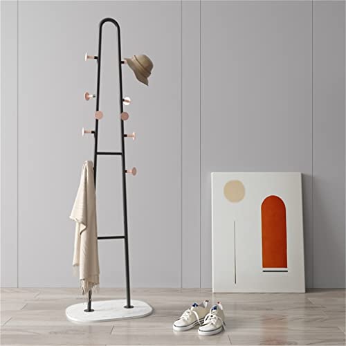 CDYD Nordic Floor Coat Hanger Bedroom Home Hanger Wrought Iron Hanger Bag Hanger Home Coat Hanger