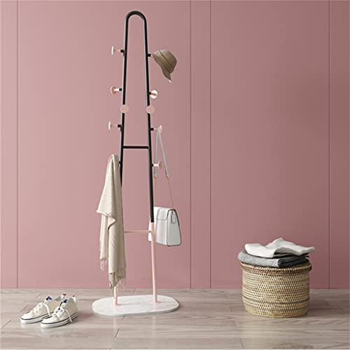 CDYD Nordic Floor Coat Hanger Bedroom Home Hanger Wrought Iron Hanger Bag Hanger Home Coat Hanger