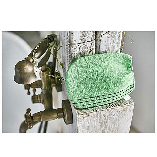 Korean Exfoliating Bath and Shower Sponge Body Towel Glove (2 Pack)