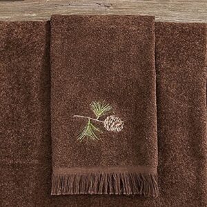 black forest décor pine haven fingertip towel