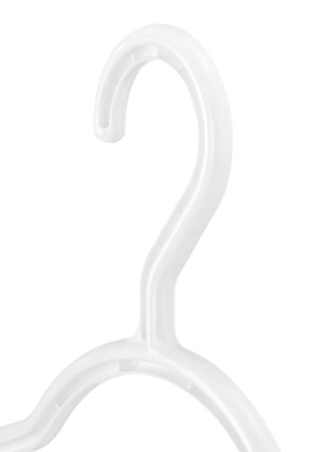 Whitmor Slim Paloma Gray-Set of 10 Sure-Grip Hangers