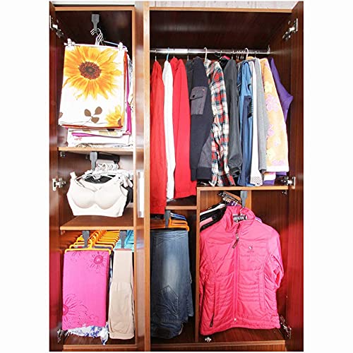 Pull Out Wardrobe Rod Adjustable 30-60cm Wardrobe Rail Hanger, Household Pants Bar Aluminum Clothes Rail Slide Rail, Bearing 25kg (Size : 500mm/19.7inch)