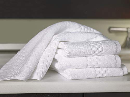 The Ritz-Carlton Washcloth - White - 100% Cotton - 13" x 13"